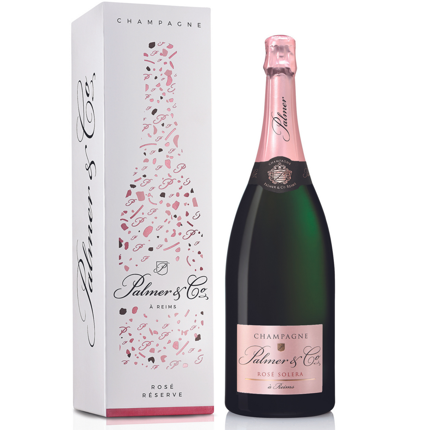 CHAMPAGNE PALMER ROSÉ SOLERA Magnum (1,5L) díszdobozban