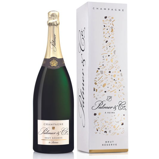 Champagne Palmer & Co Brut Reserve Magnum (1,5L) díszdobozban